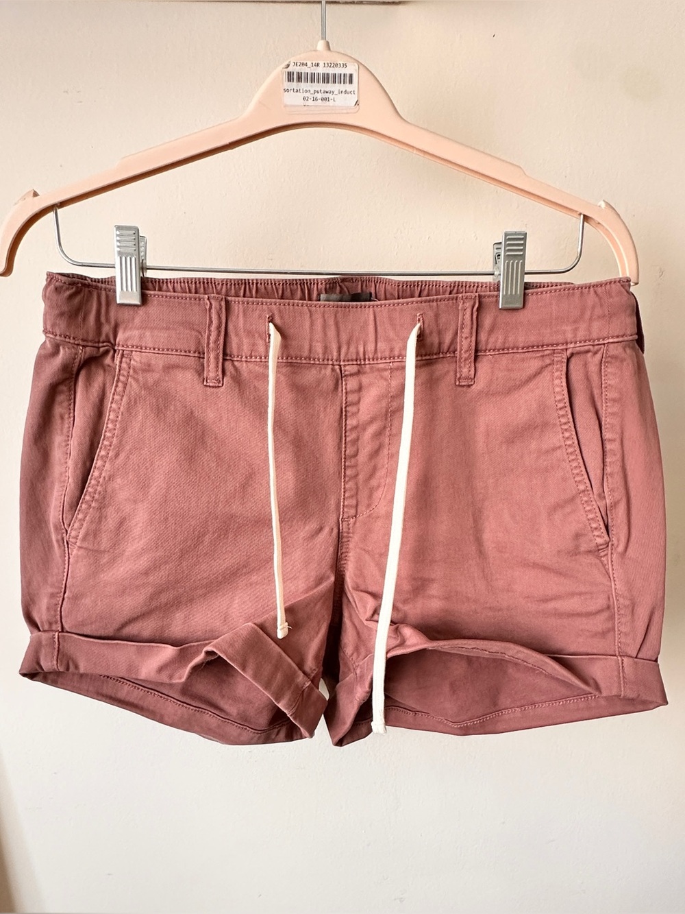 Torrid Washed Rose Women's Drawstring Cotton Shorts 00